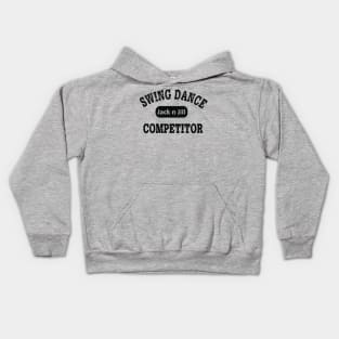 Swing Dance Competitor Kids Hoodie